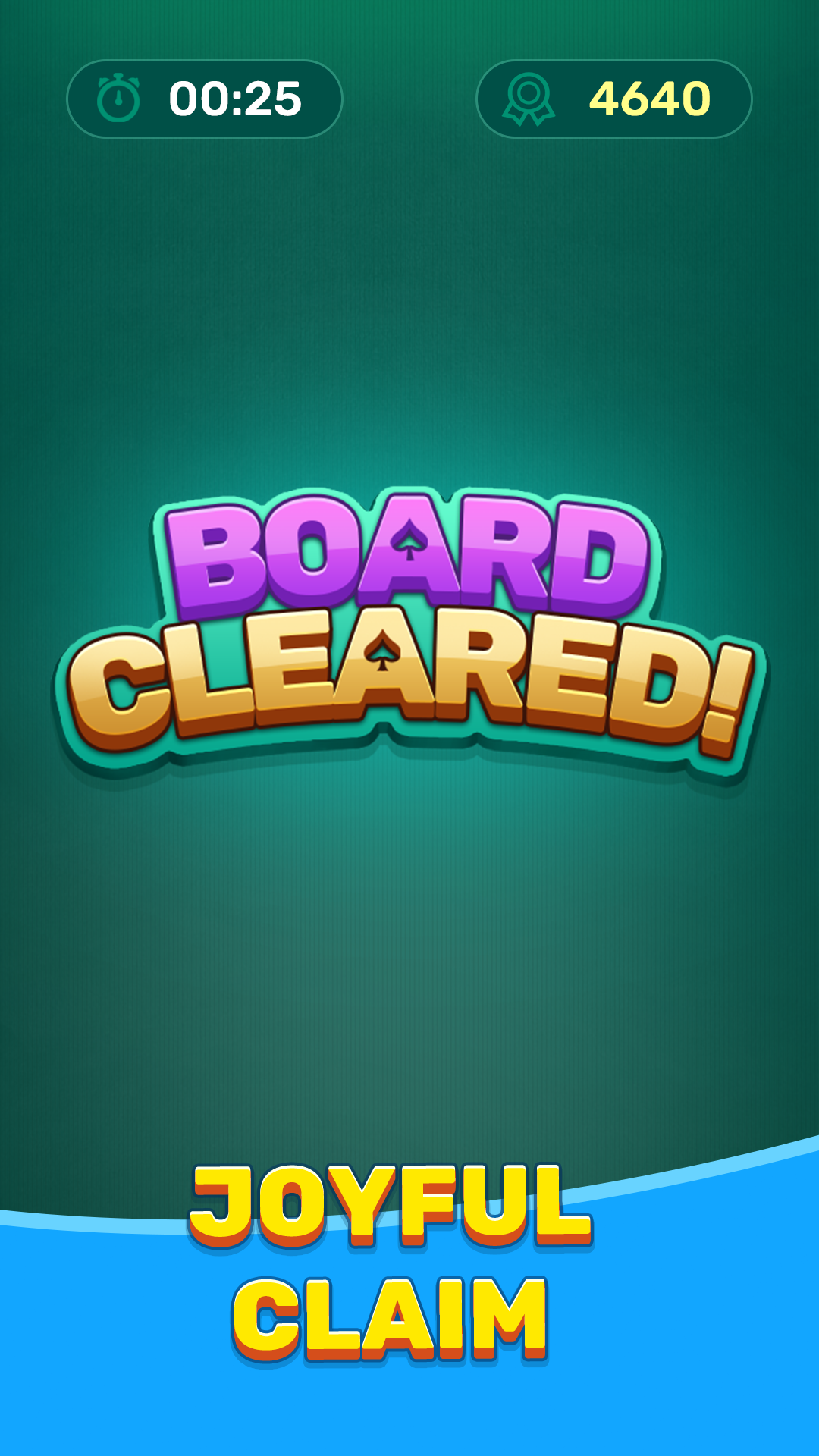 Basic Solitaire Master stats screenshot